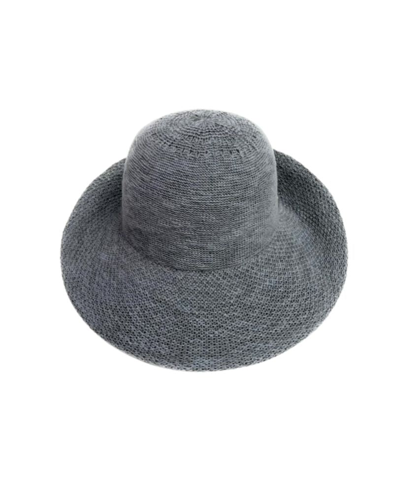 48-244 Cotton Blend Turn Brim Hat Slate Blue 25