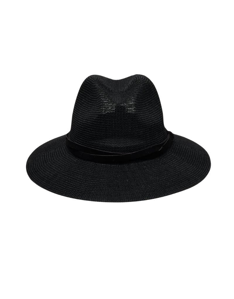 Sedona Fedora Hat in Black