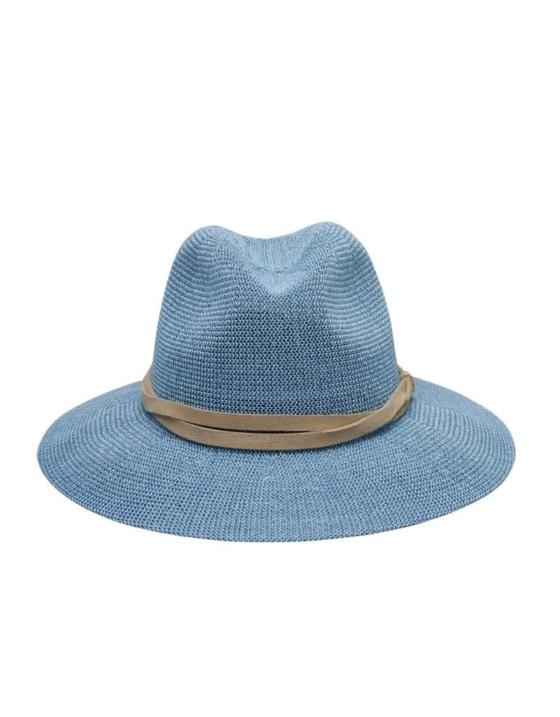Sedona Fedora Hat in Light Blue