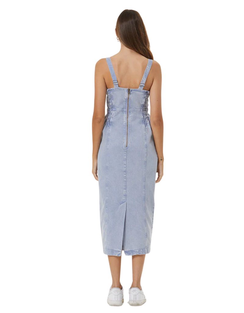 Dolly Denim Dress Ice Mineral Wash