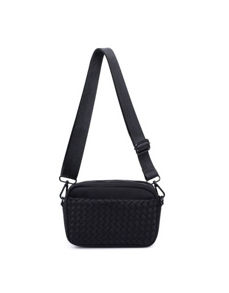 Inspiration Woven Neoprene Crossbody Black