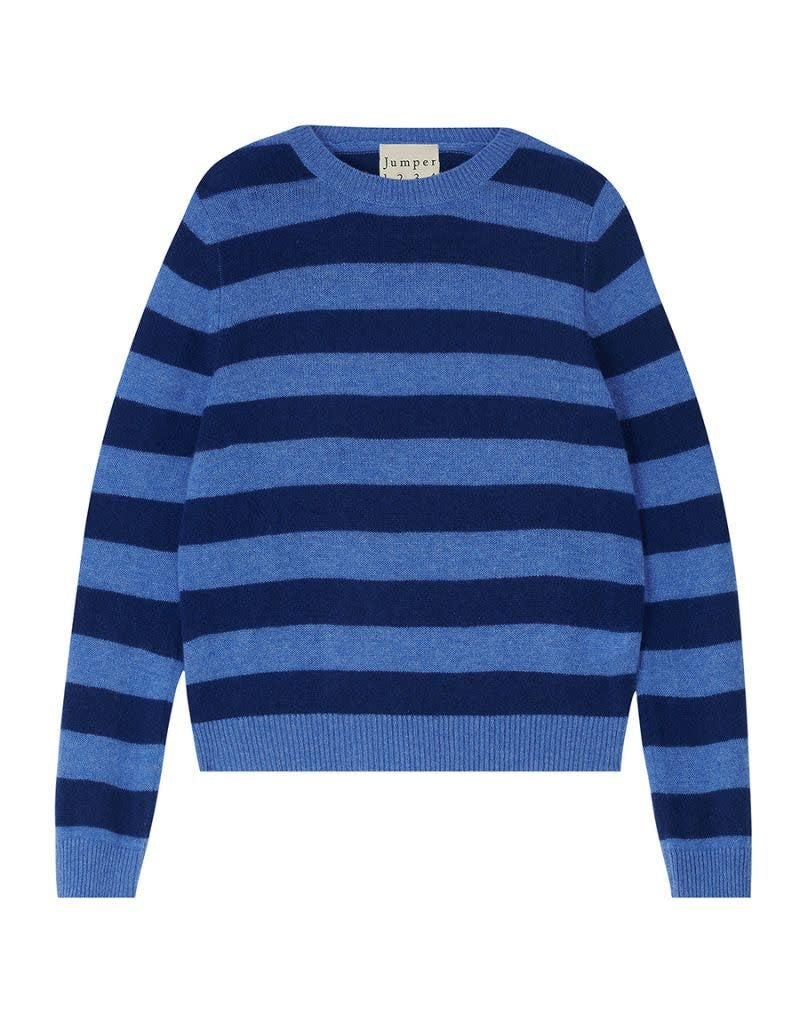 Stripe Crew V4 Periwinkle Denim