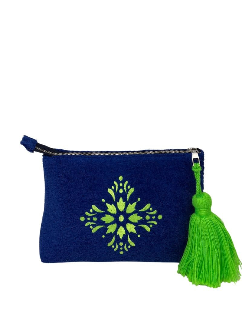 Terry Clutch Royal Blue