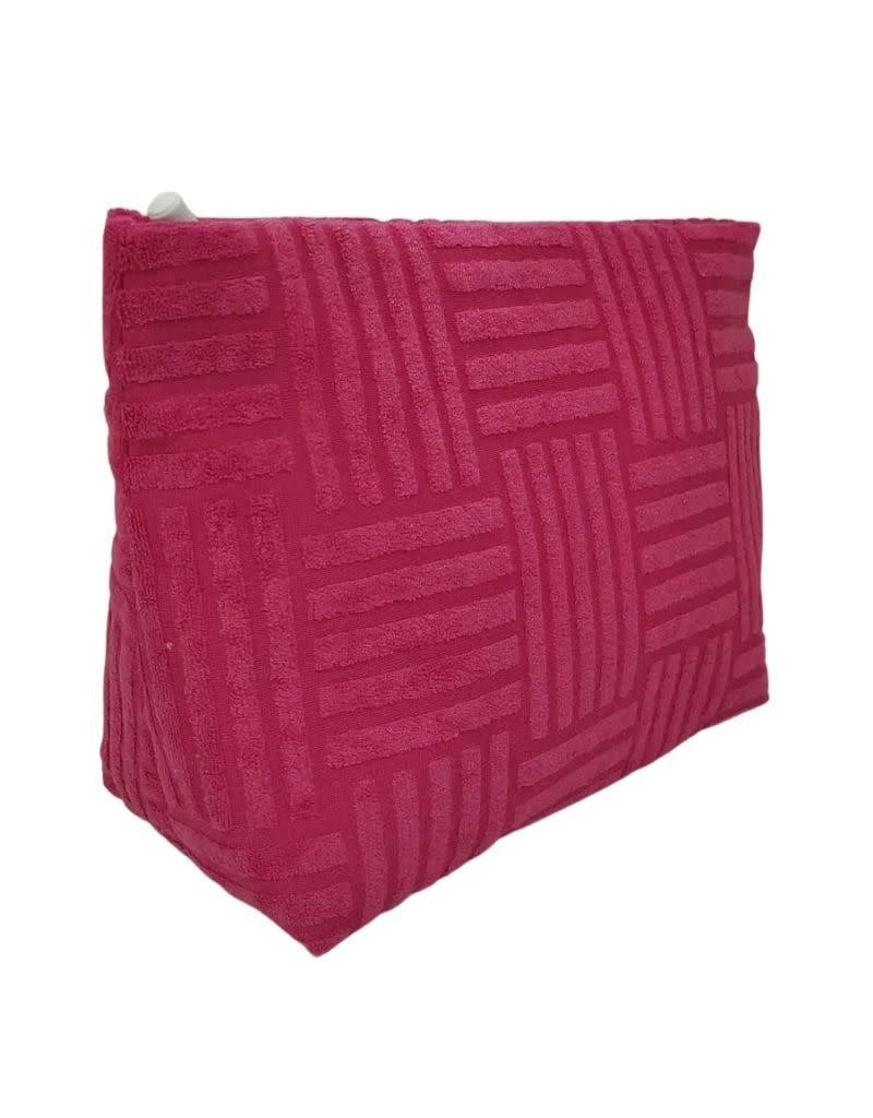 Terry Tile Large Pouch Pink