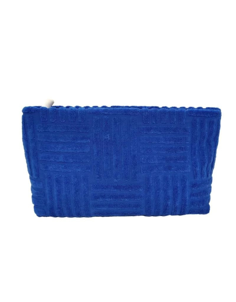 Terry Tile Medium Pouch Blue