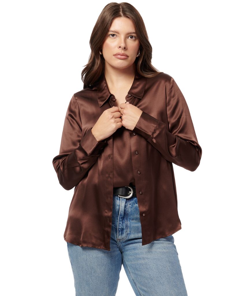 Crosby Blouse Chocolate