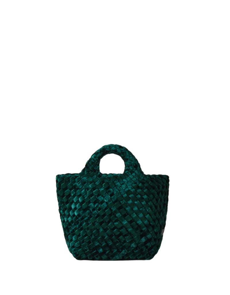 St Barths Petit Tote Velvet Emerald