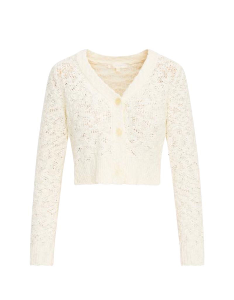 Hyacinth Cardigan White