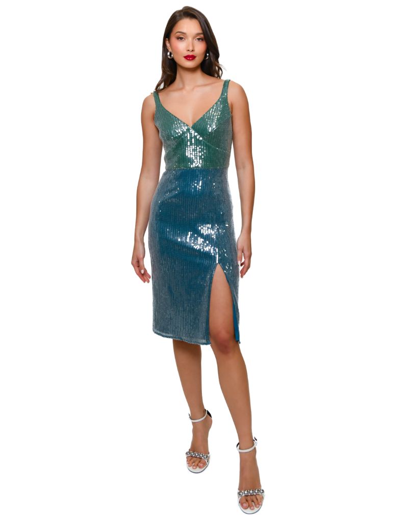 Rosabella Dress Emerald Blue H24