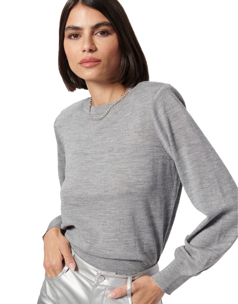 Gama Sweater Silver Metallic