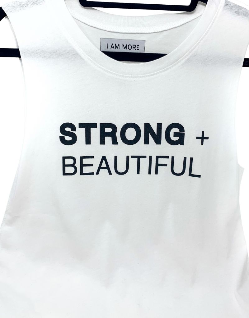 Strong + Beautiful Muscle White